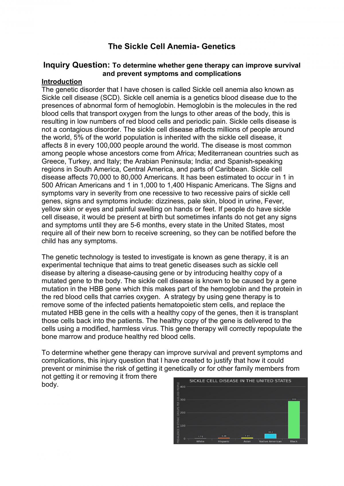 Sickle Cell - Page 1