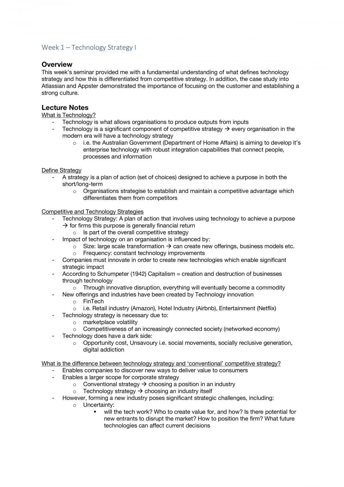 INFS2631 Comprehensive Notes (HD) - Page 1