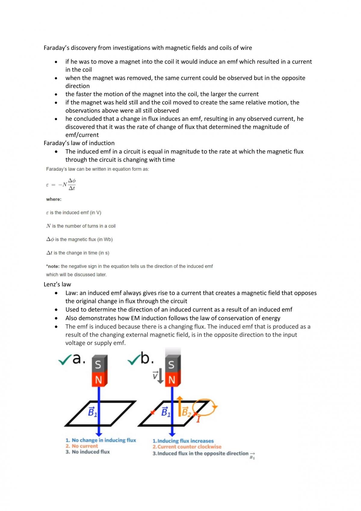 Module 6 Electromagnetism notes - Page 13