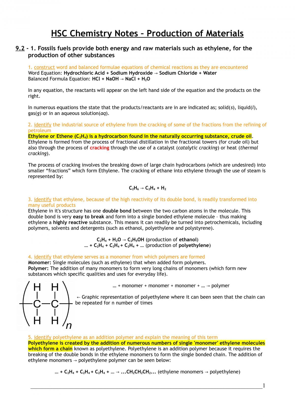 Topic one complete summary - Page 1