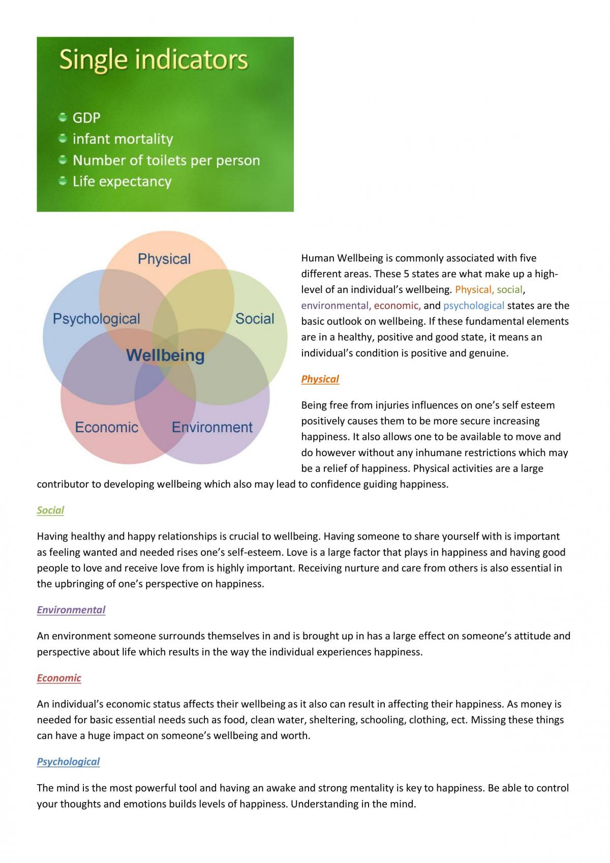 Notes on wellbeing  - Page 2
