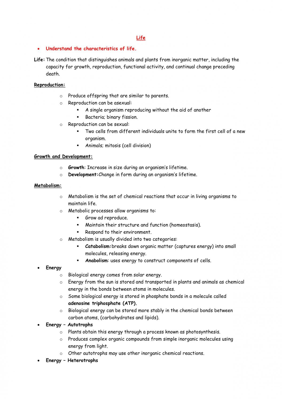 BABS1201 Notes - Page 1