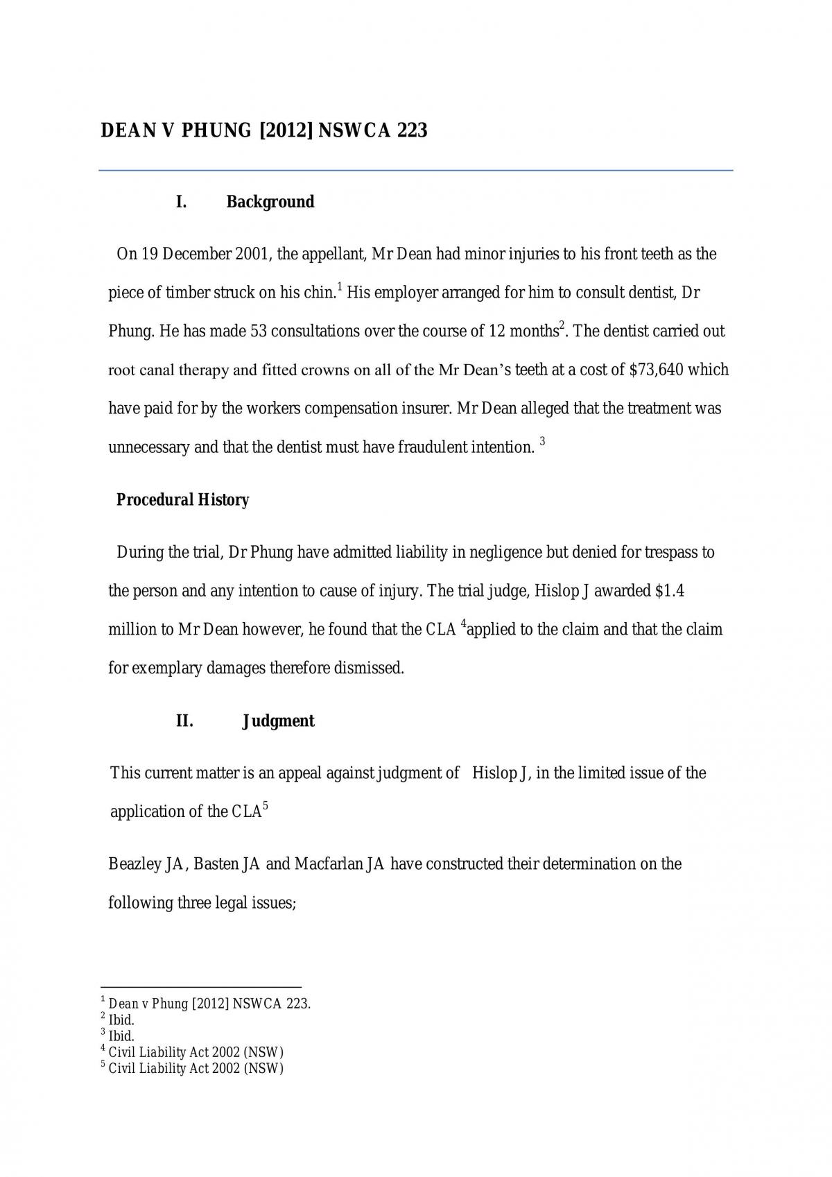Mid-sem Assignment Case note - Page 1