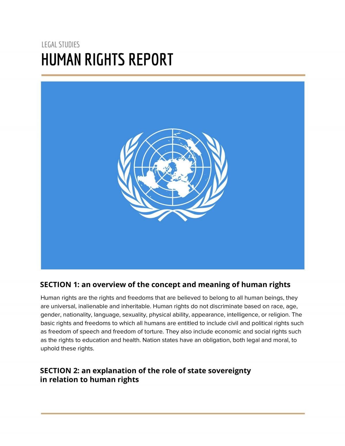human rights research report