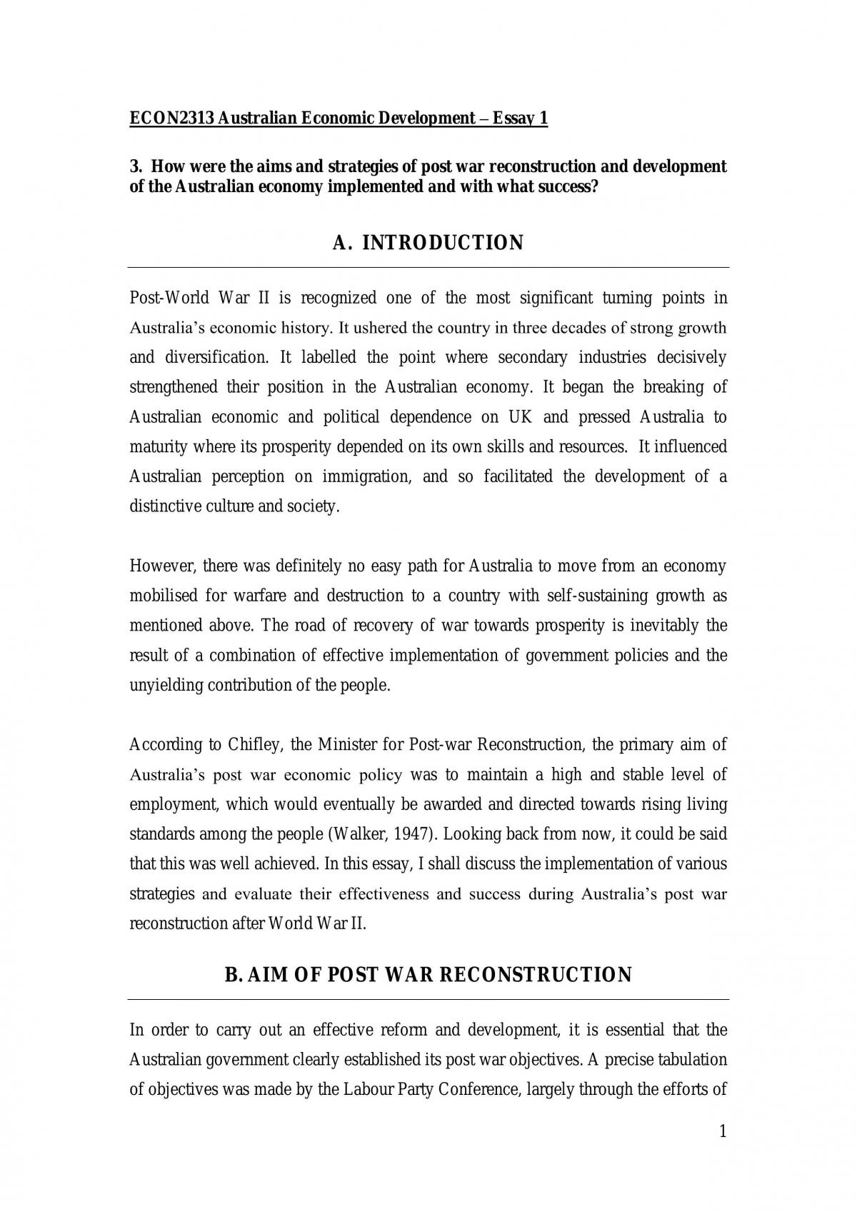 Midsem Essay Assignment 1 - Page 1