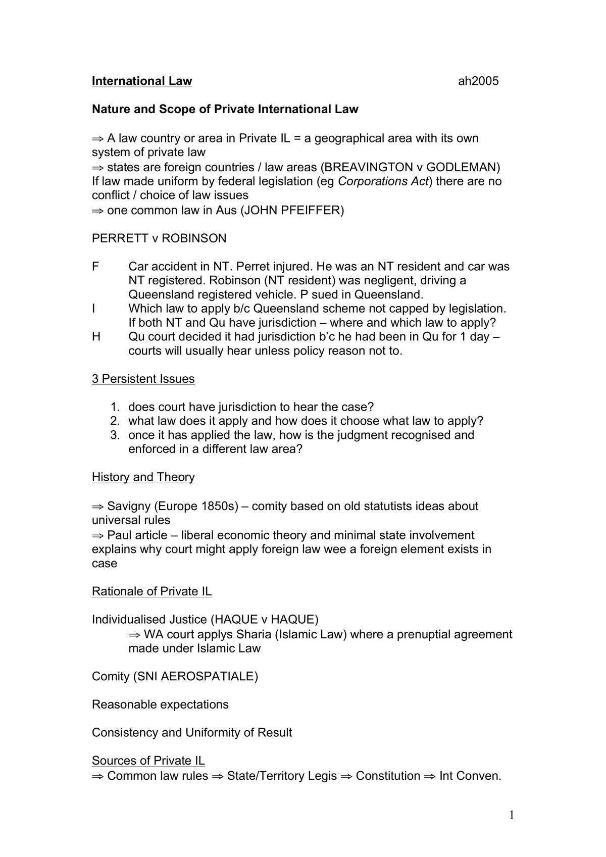international law  - Page 1