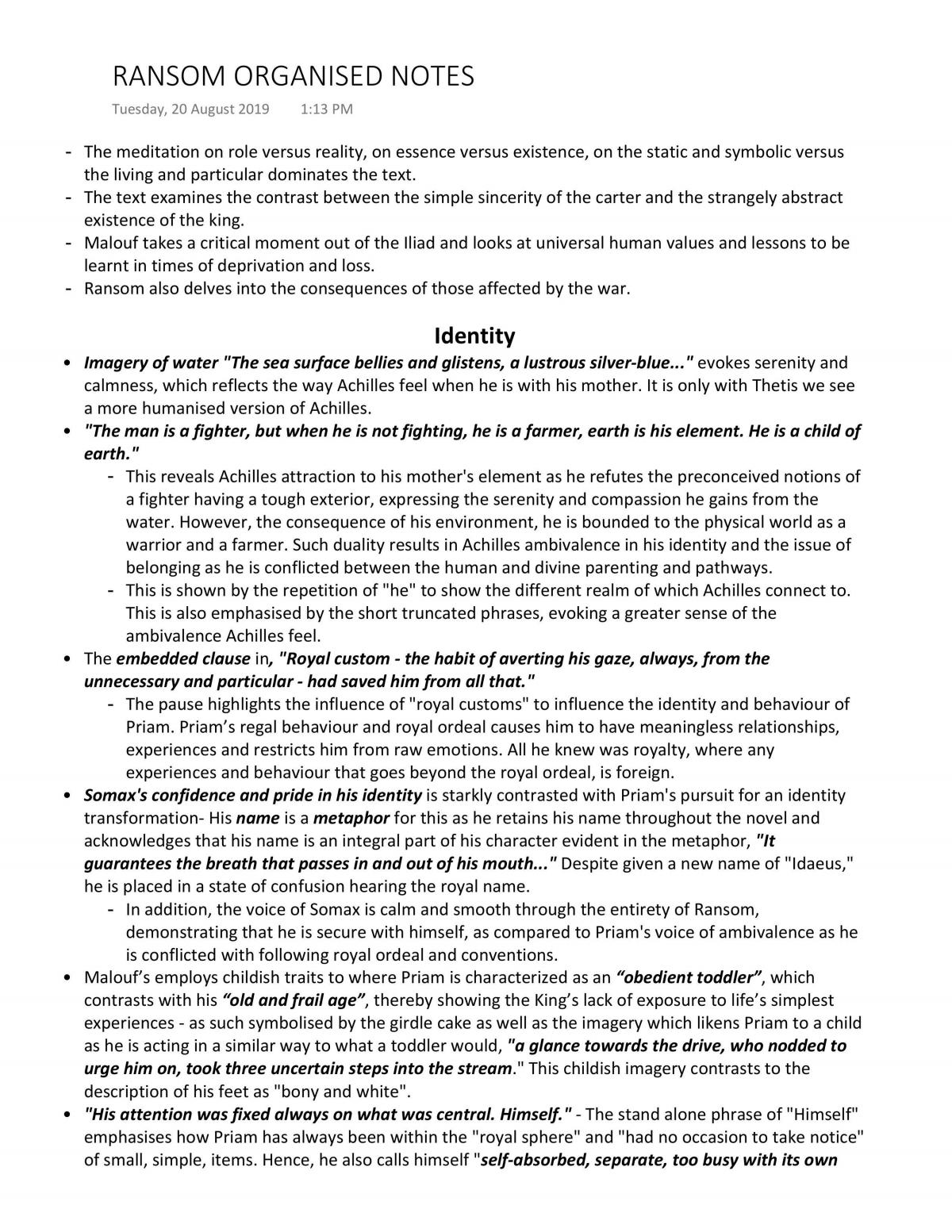 David Maloud's Ransom Notes - Page 1