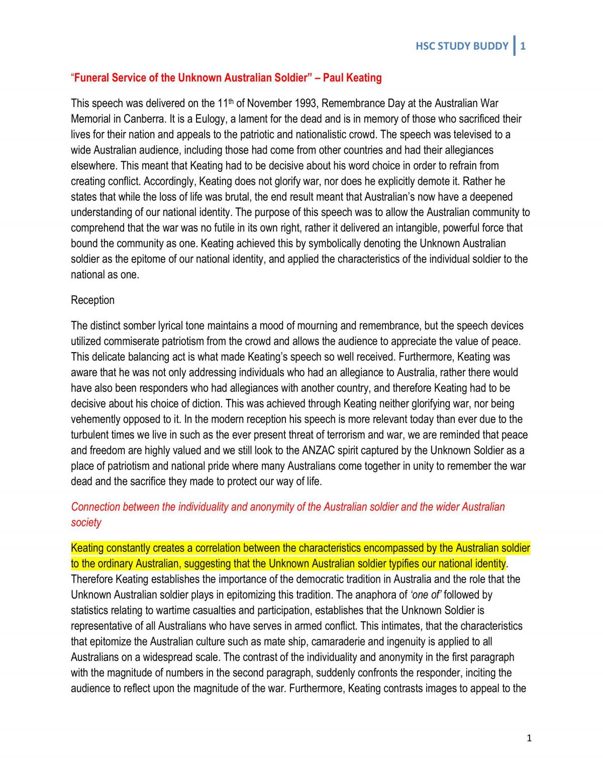 set of Speeches  - Page 1