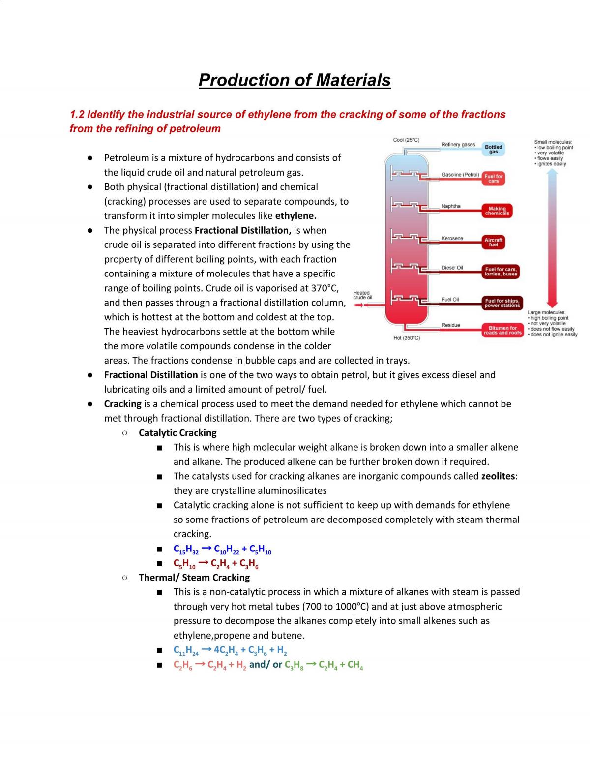 Chemistry Notes - Page 1