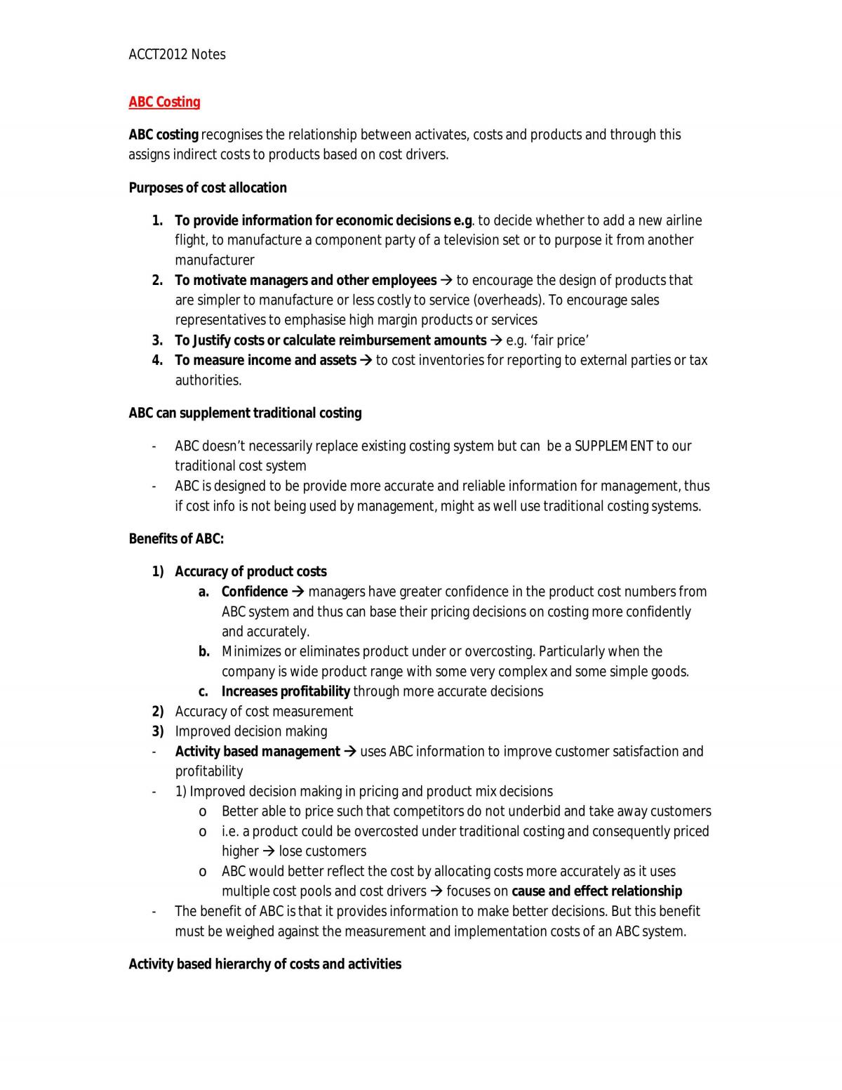 Final Notes  - Page 1