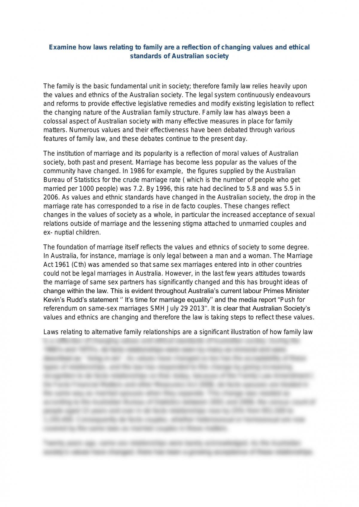 short essay on family pdf