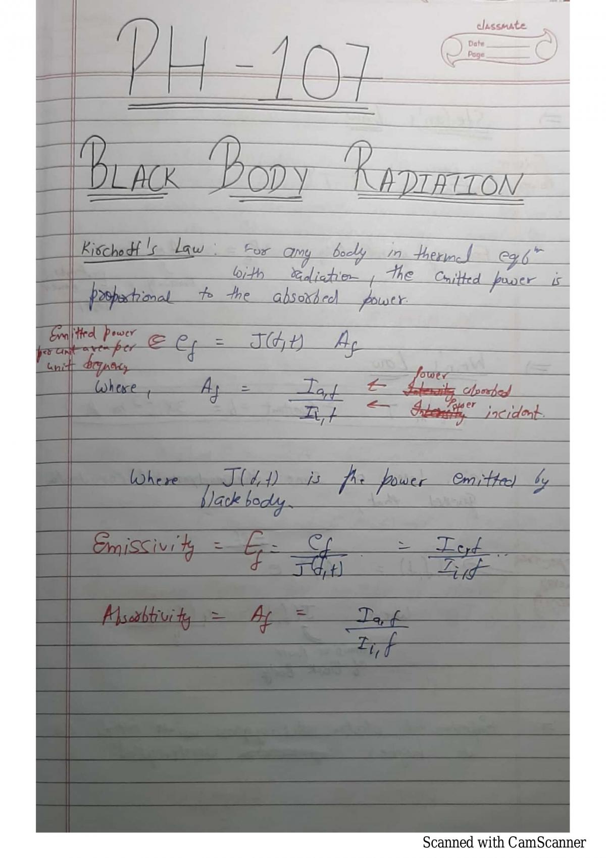PH-107 Quantum Physics And Application - Page 1