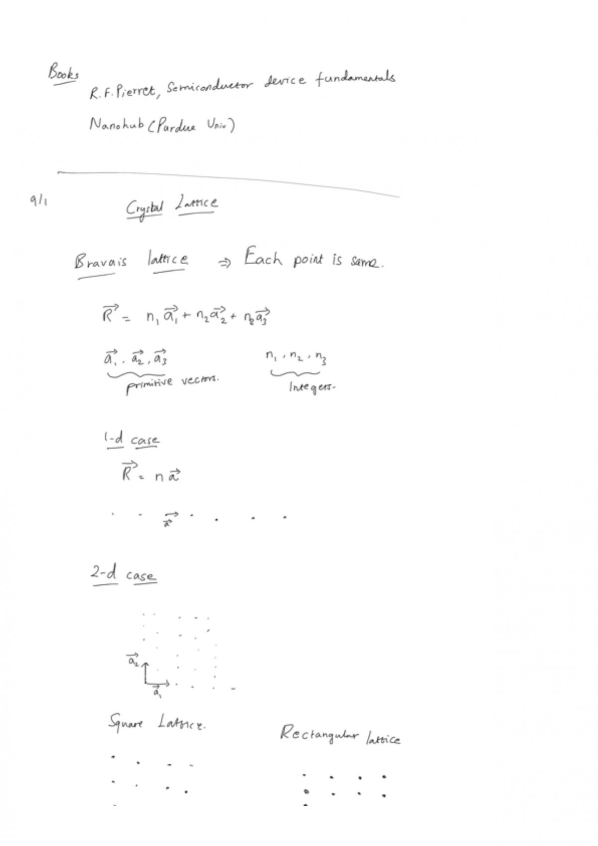 Complete notes for EE207 - Electronic Devices - Page 1