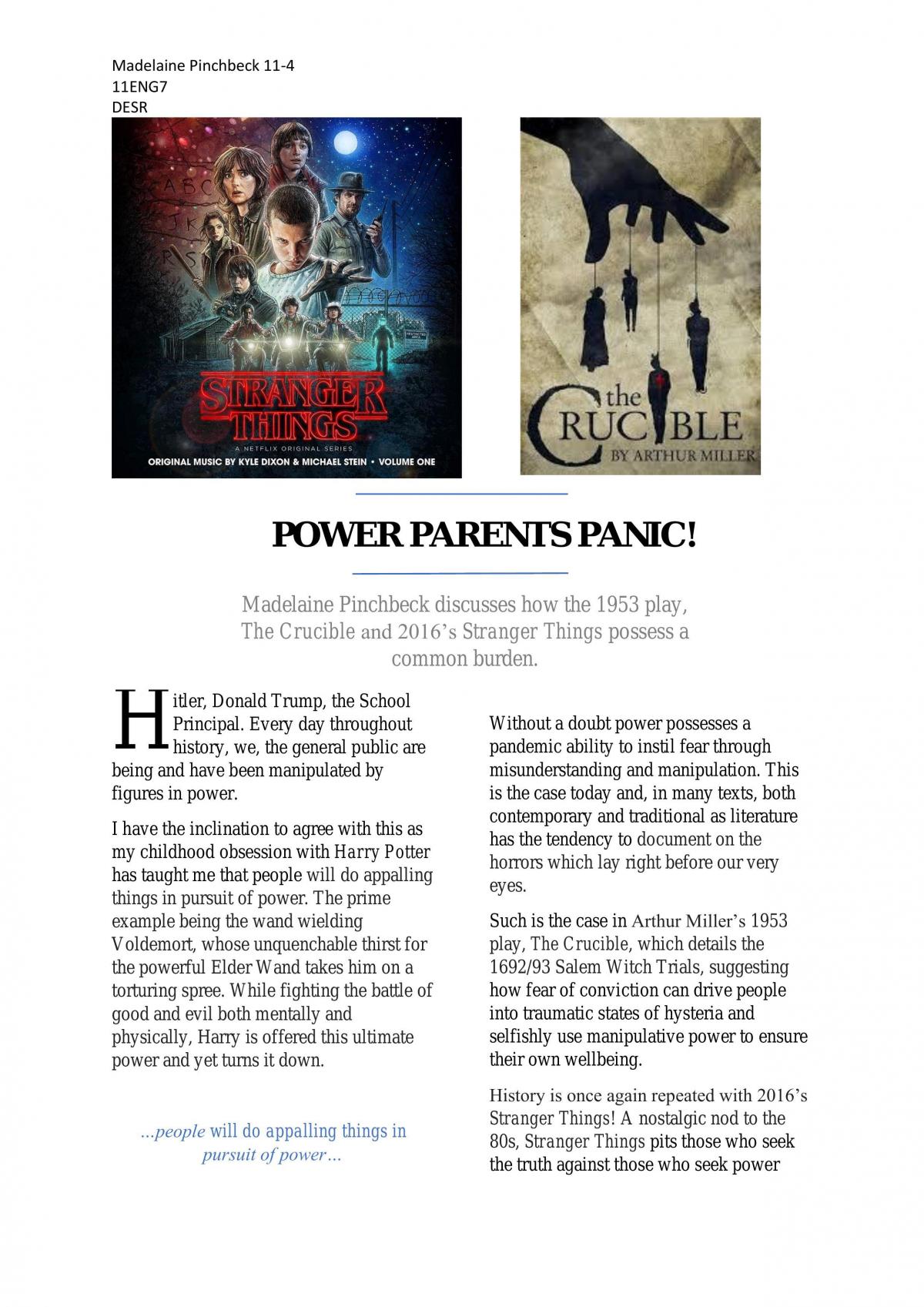 Comparative Feature Article - Page 1