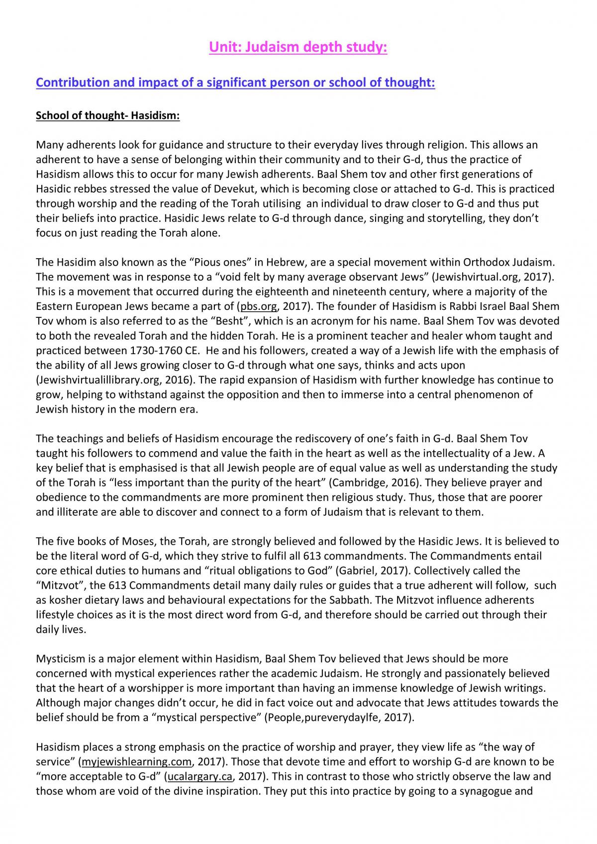 Religion Notes - Page 1