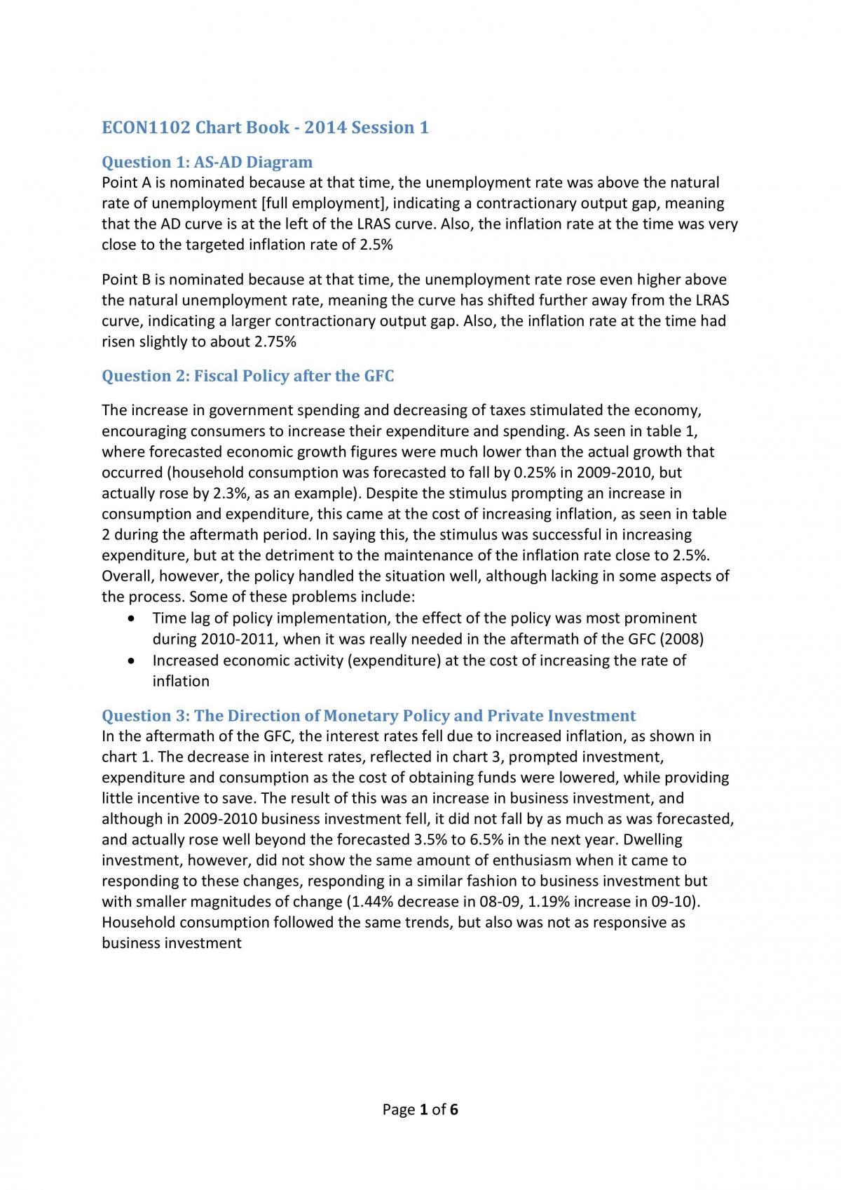 Chart book assignment - Page 1