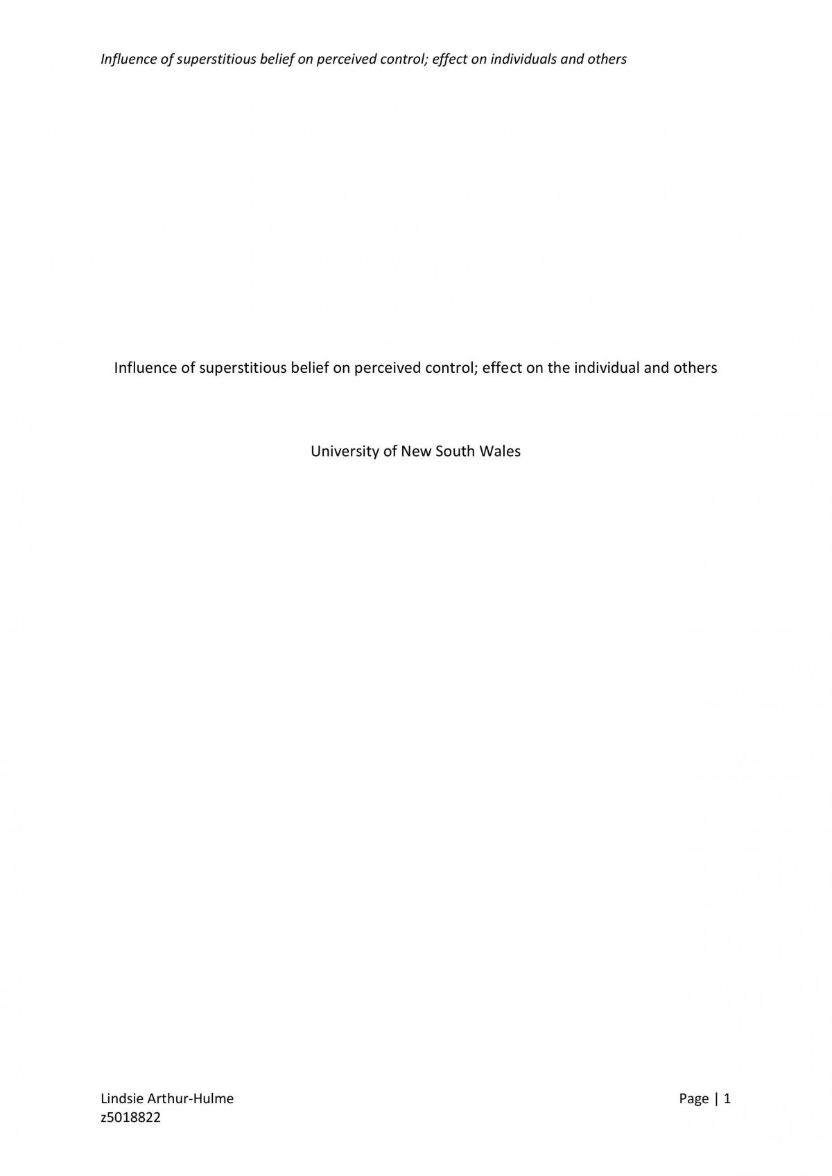 Half Research Report - Page 1