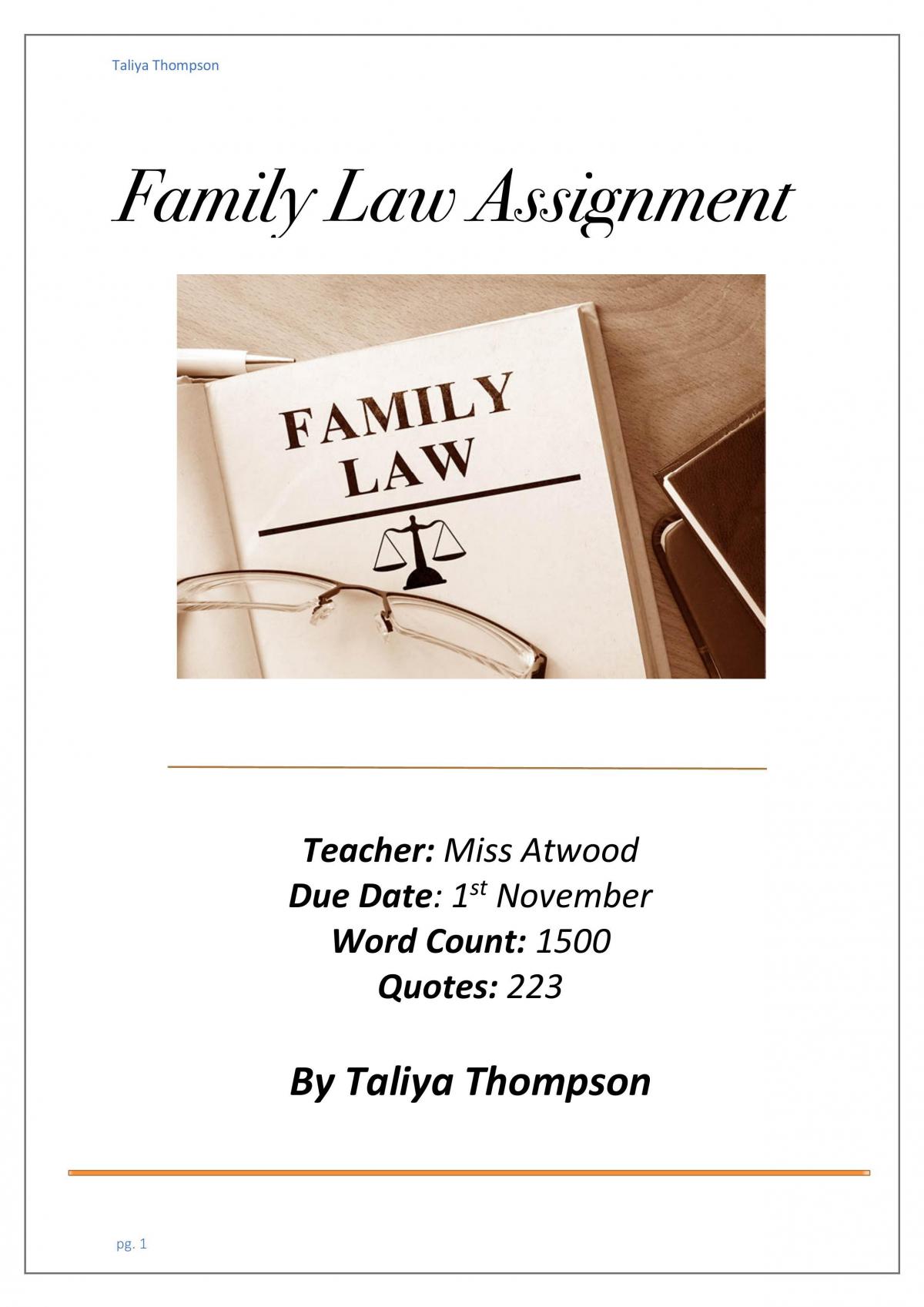 family law essay questions and answers