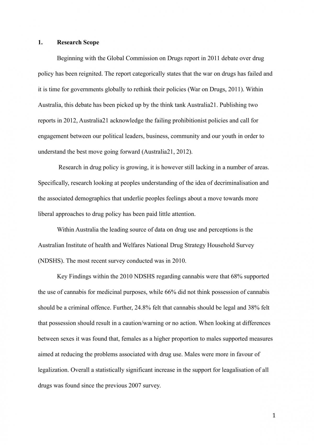 Main research project - Page 1