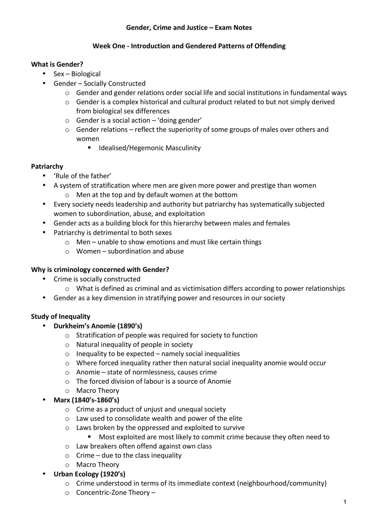 2015CCJ WK 1 - 12 Full Study Notes  - Page 1