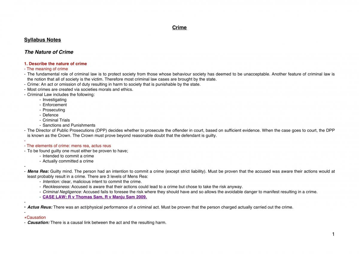 Crime notes - Page 1
