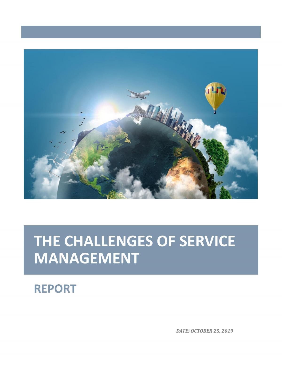 The Challenges of Service Management - Page 1