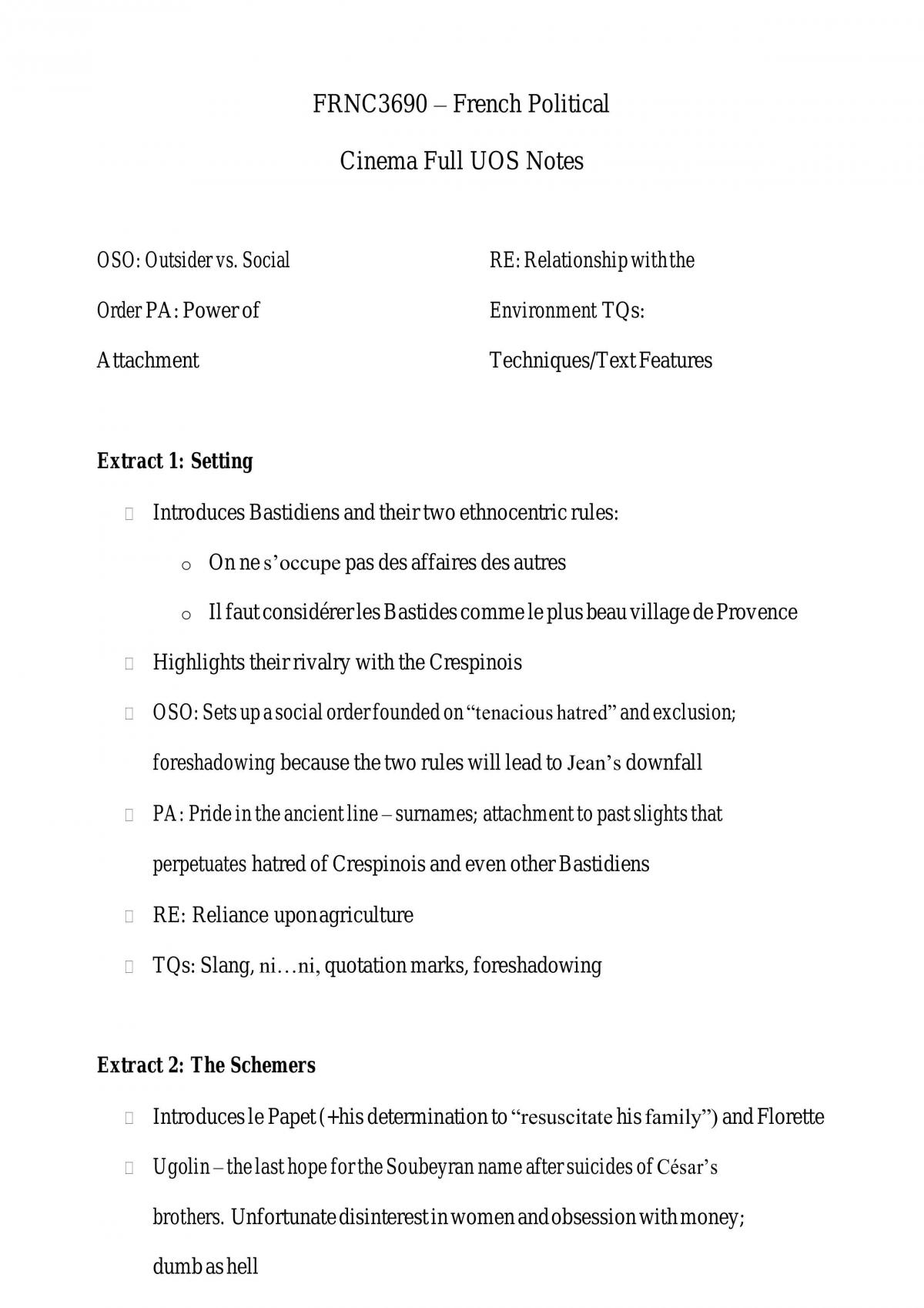 FRNC3690 Full and Complete Study Notes - Page 1