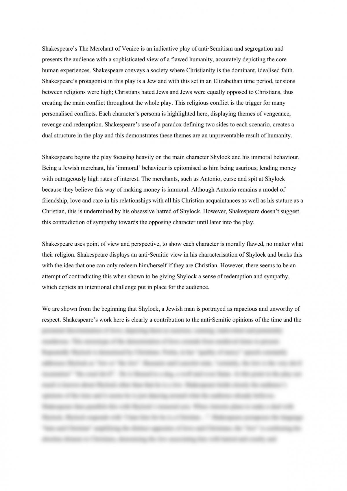summary of merchant of venice in 250 words essay