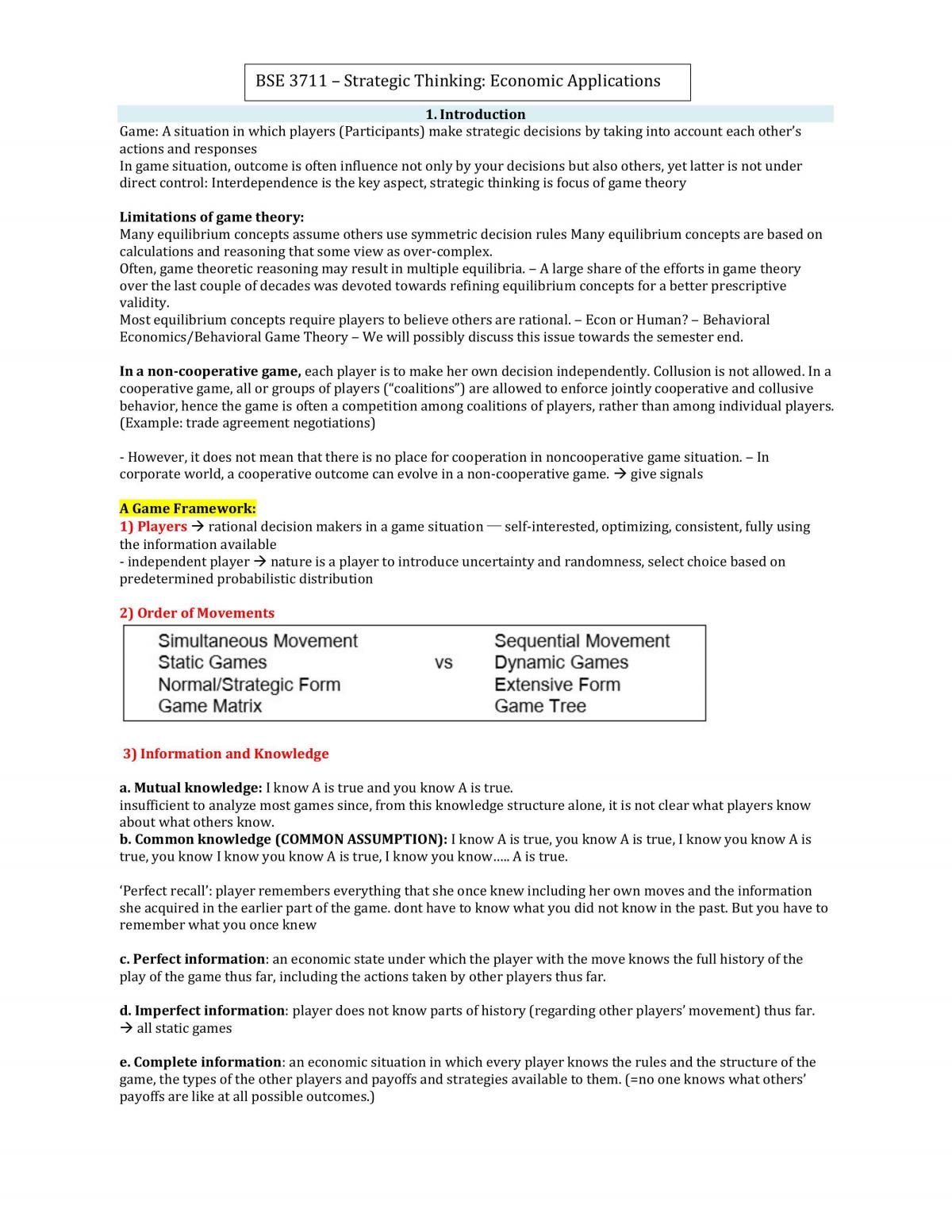 BSE 3711 Complete set of notes - Page 1