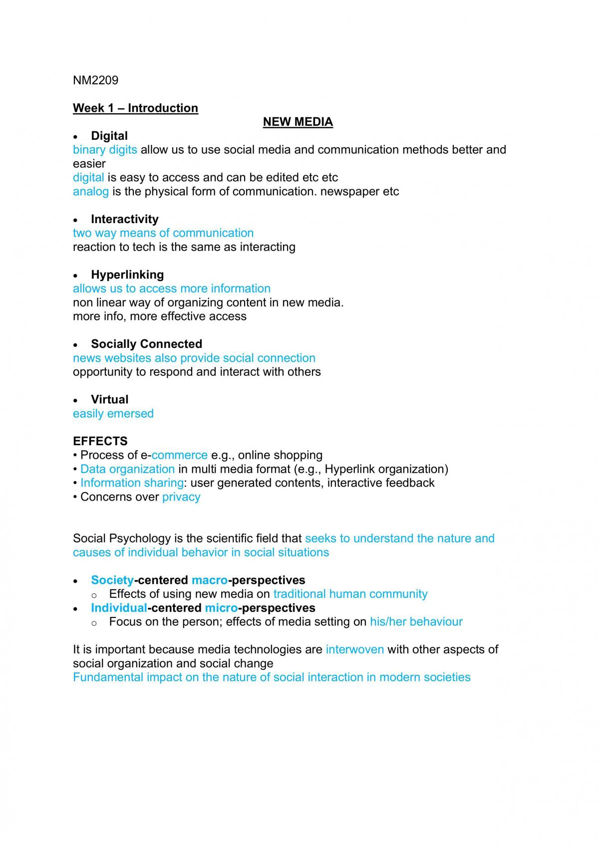 NM2209 Full Notes - Page 1