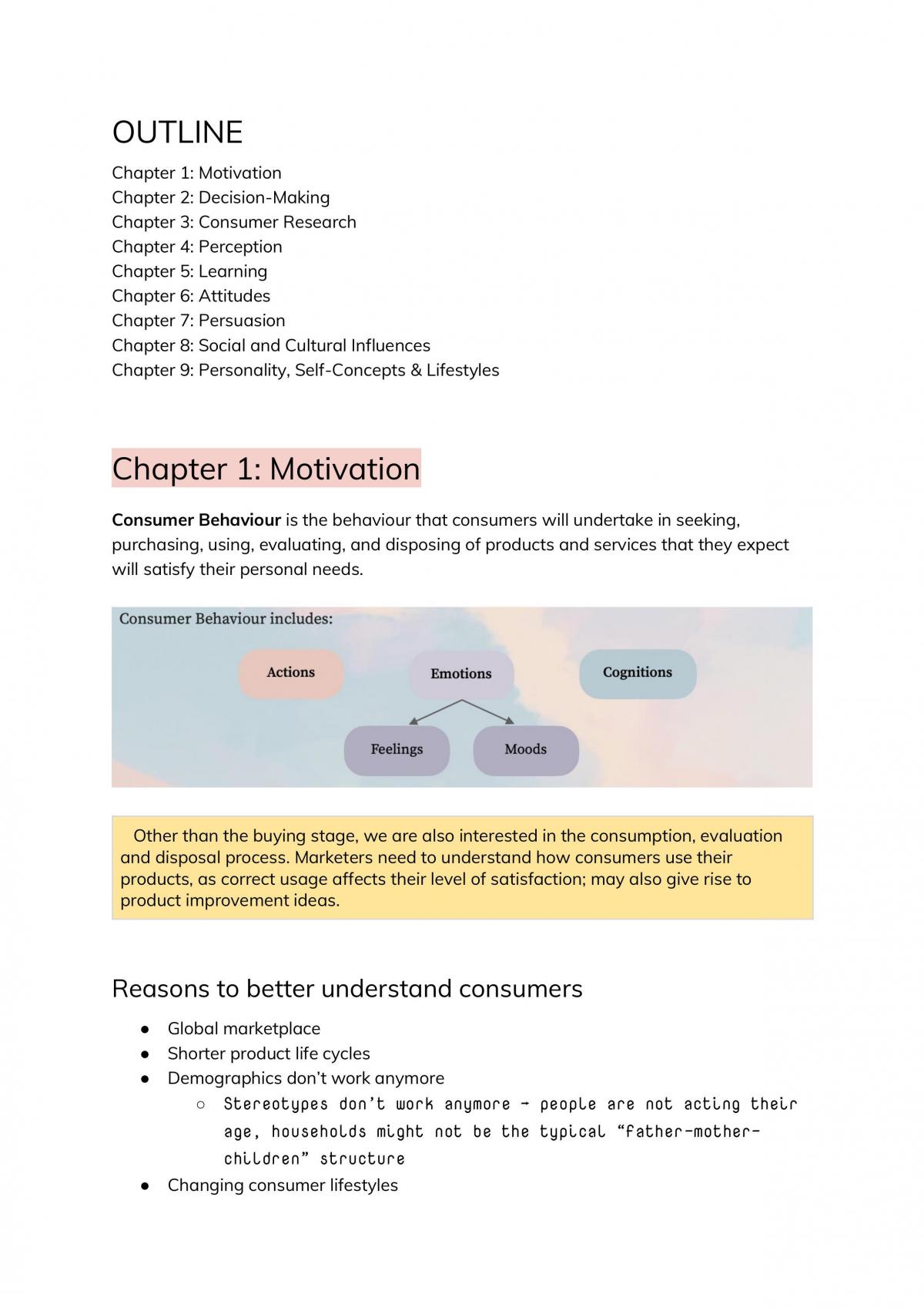 MKT3702 Subject Notes - Page 1