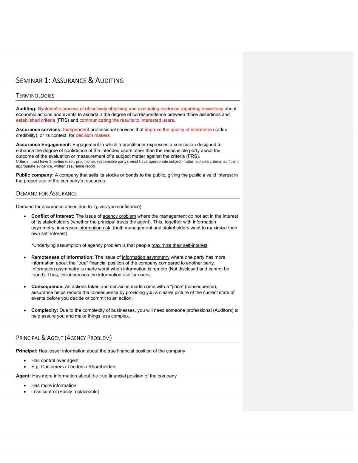 AC3101 Notes - Page 1
