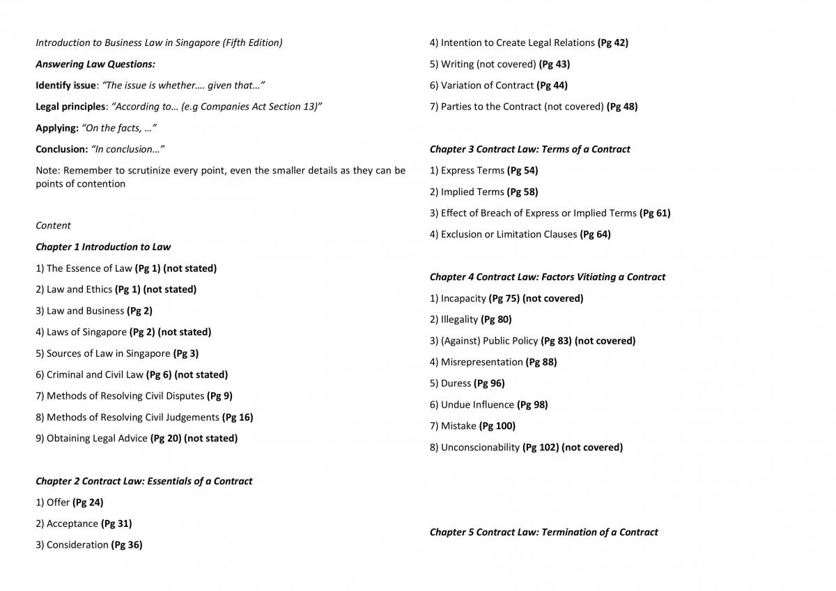 BSP1702 Comprehensive Notes - Page 1