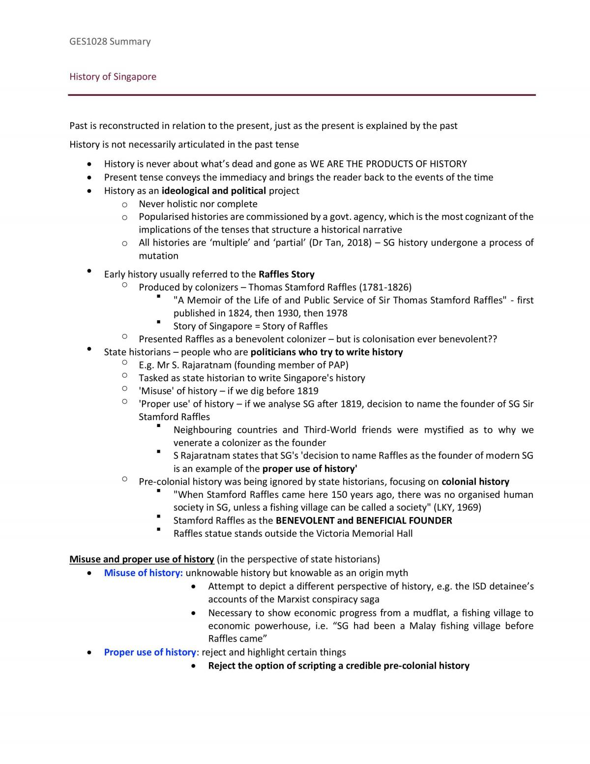 GES1028 Full set of notes - Page 1