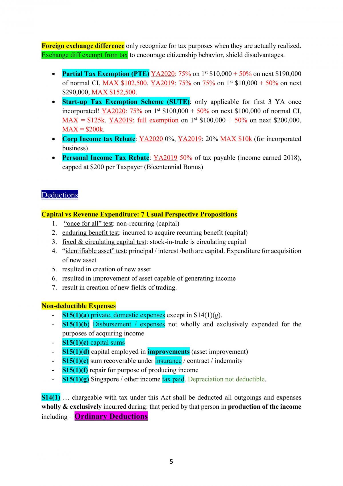 ACC3703 Summary Notes - Page 5
