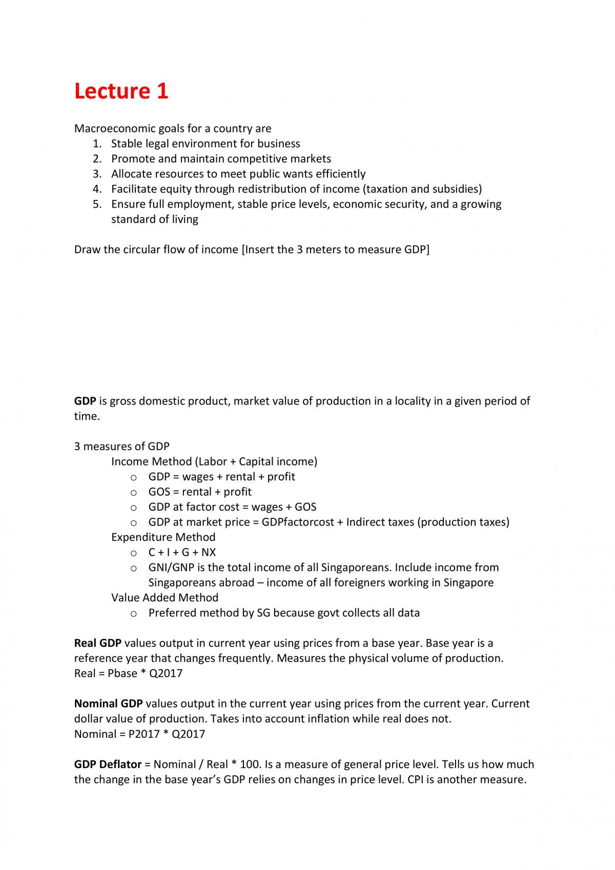 BSP2701 notes  - Page 1