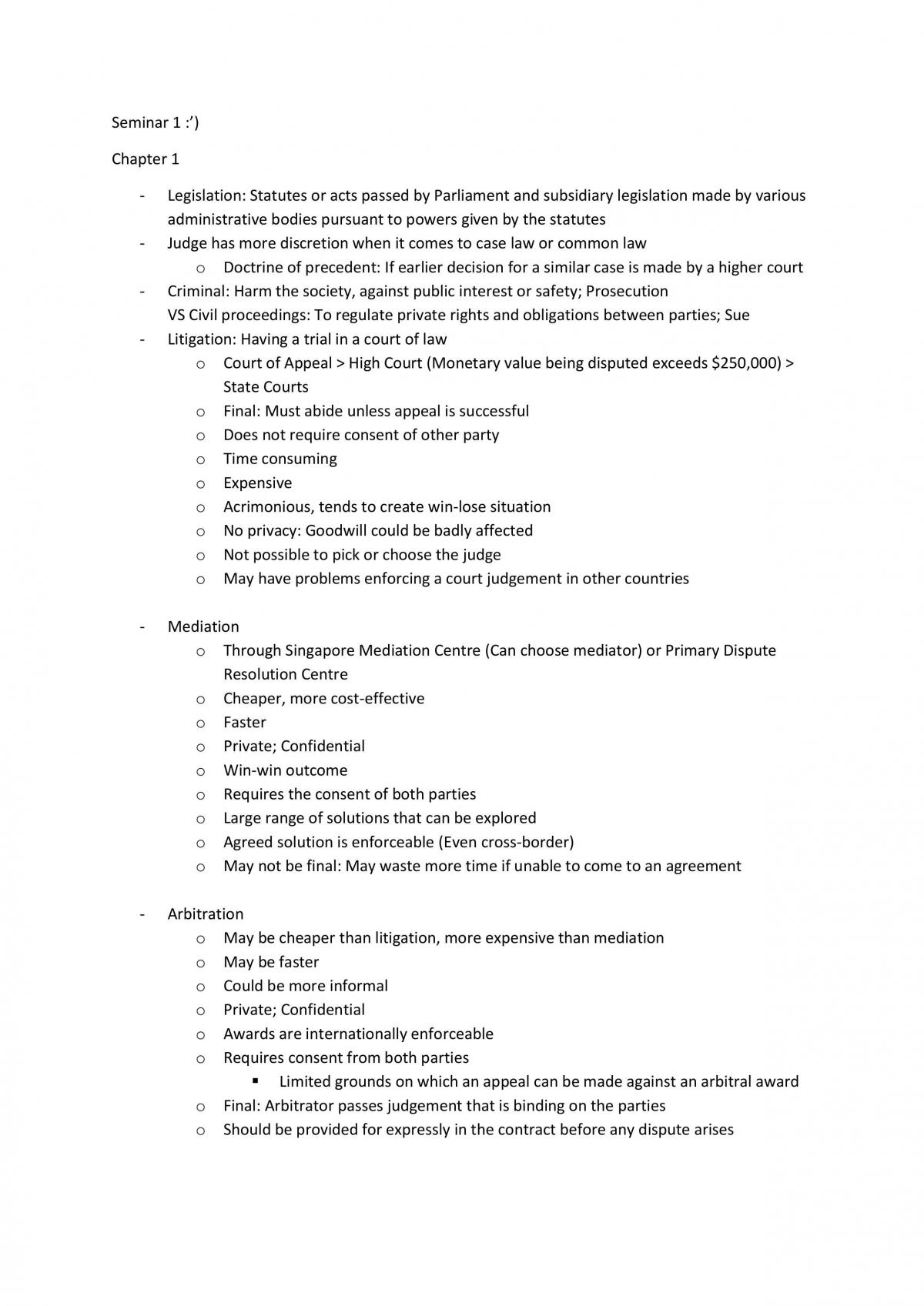 BSP1702 Notes - Page 1