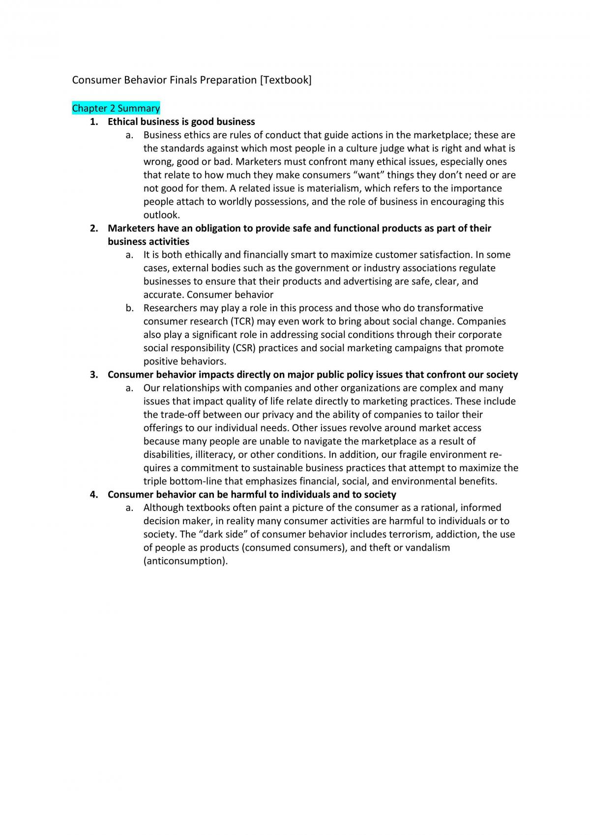 MKT3702 Summary - Page 1