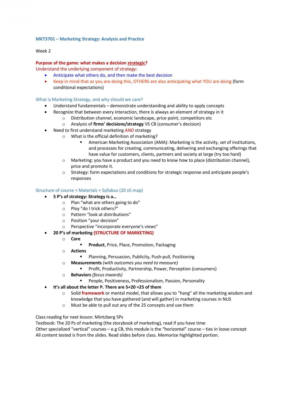 MKT3701 Guide - Page 1