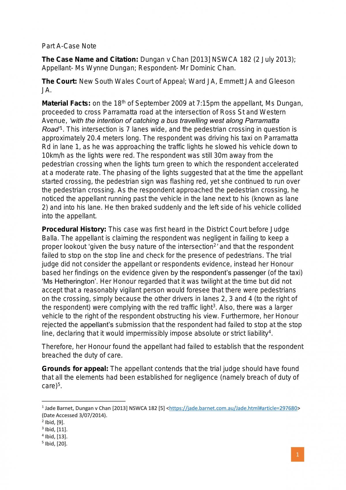 Foundations of Torts - Page 1