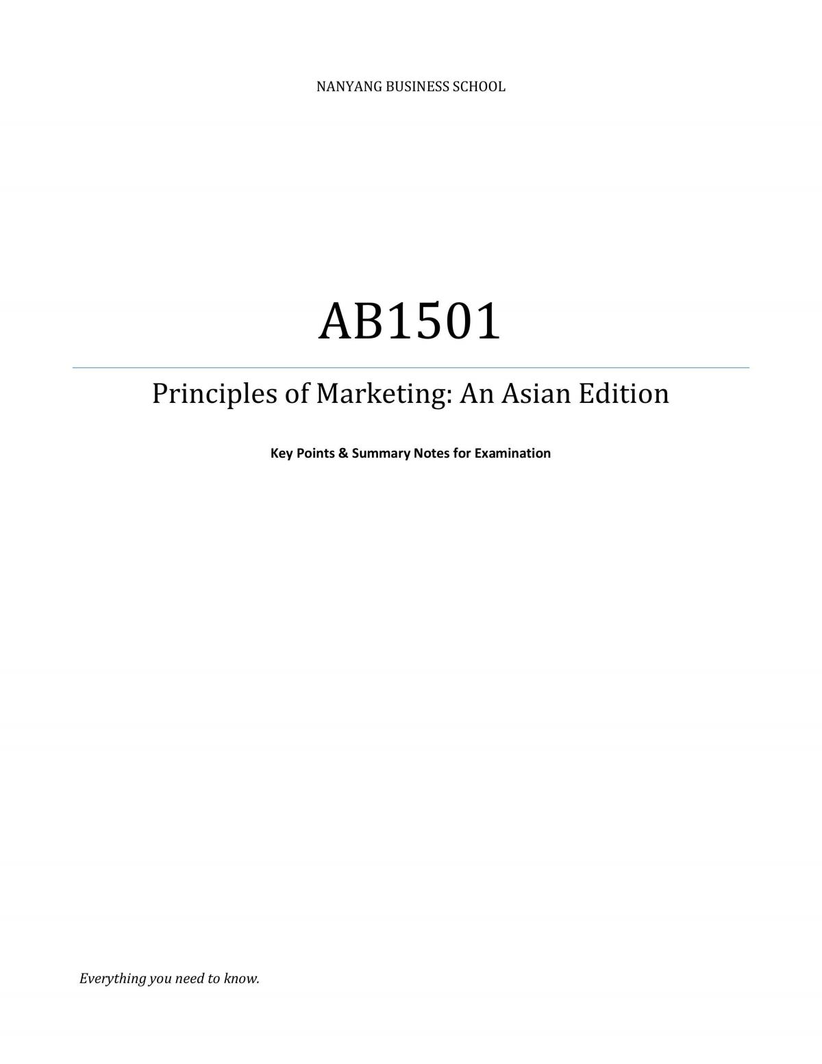 Marketing Bible - Page 1