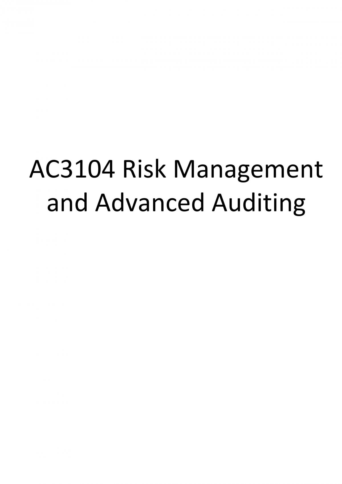 Audit 2 Full set of notes - Page 1