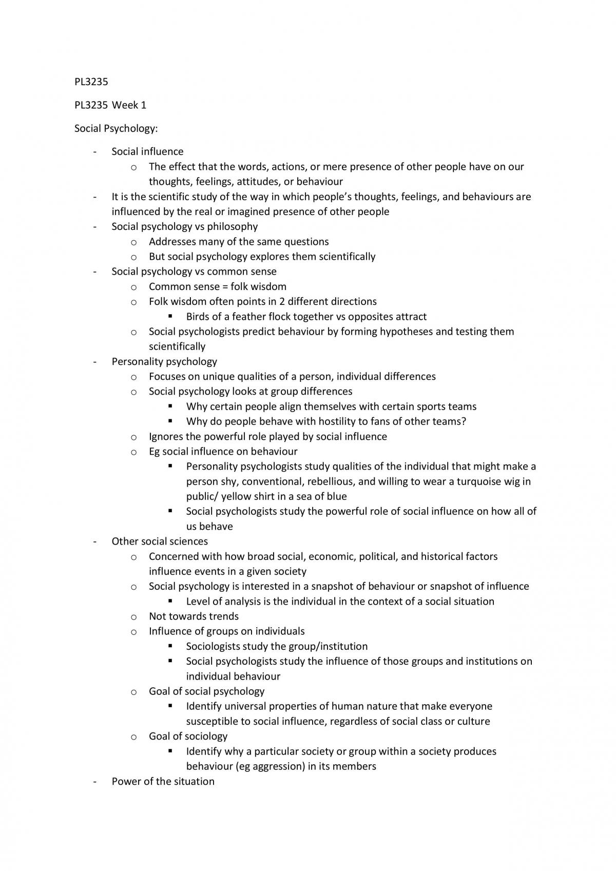 PL3235 Comprehensive Study Notes - Page 1