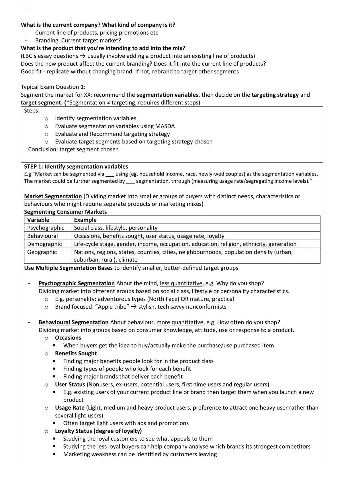 AB1501 Marketing Study Notes - Page 1