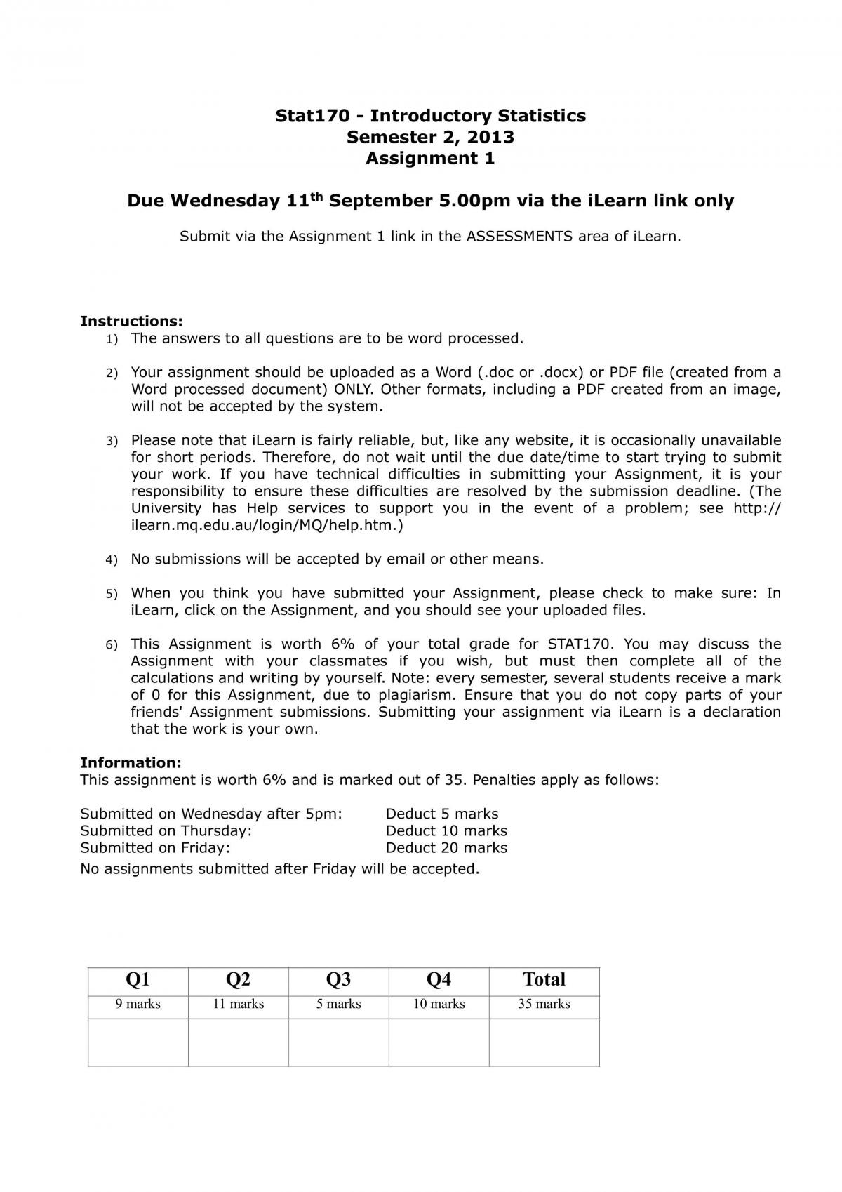 Assignment 1 - Page 1