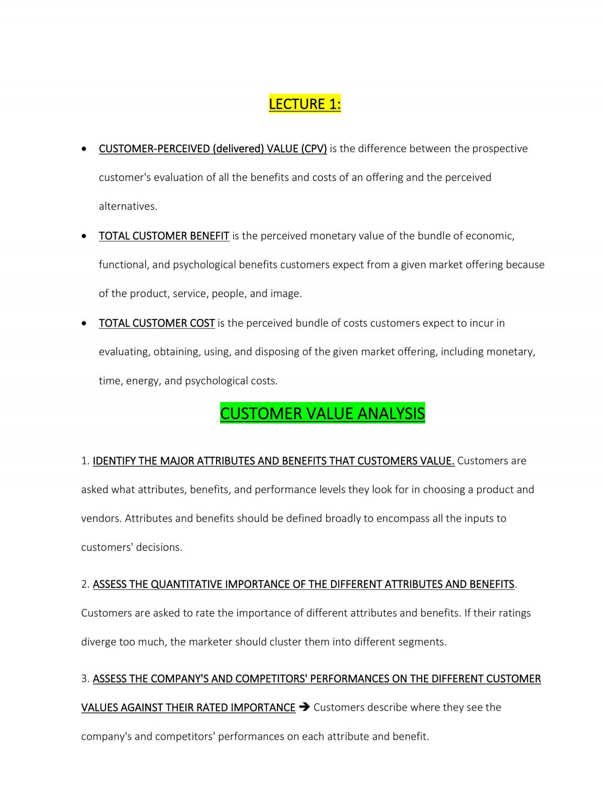 MKTG90004mSubject Notes - Page 1