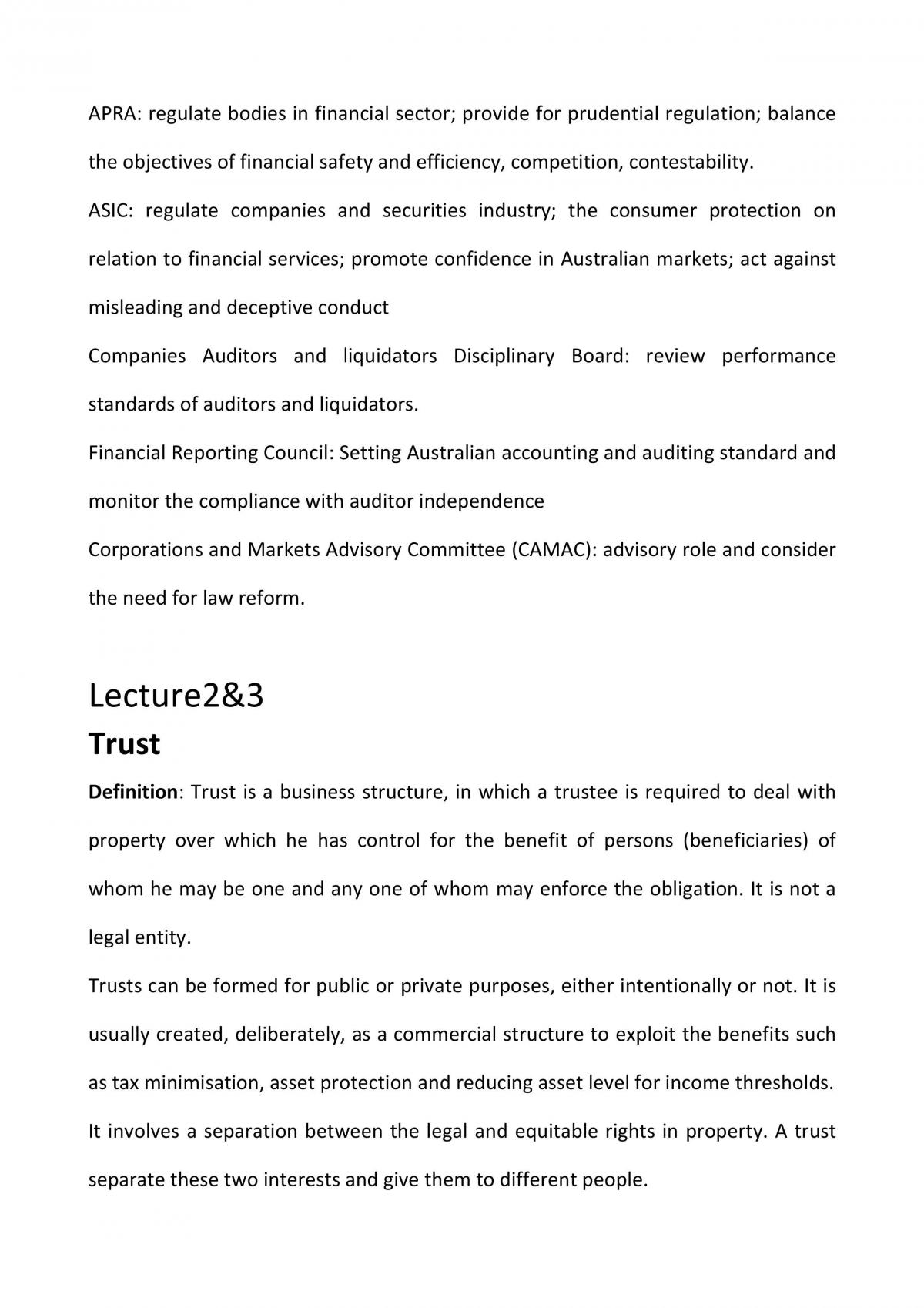  Lecture2&3 summary - Page 1