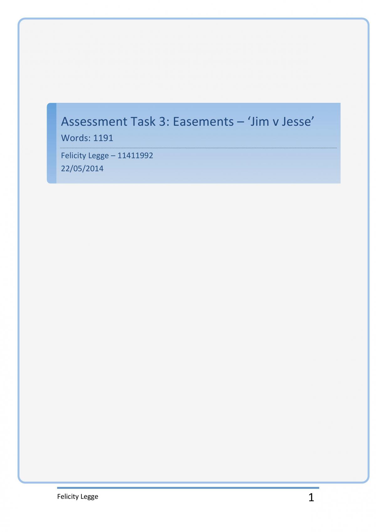 Real Property Assignment - Page 1