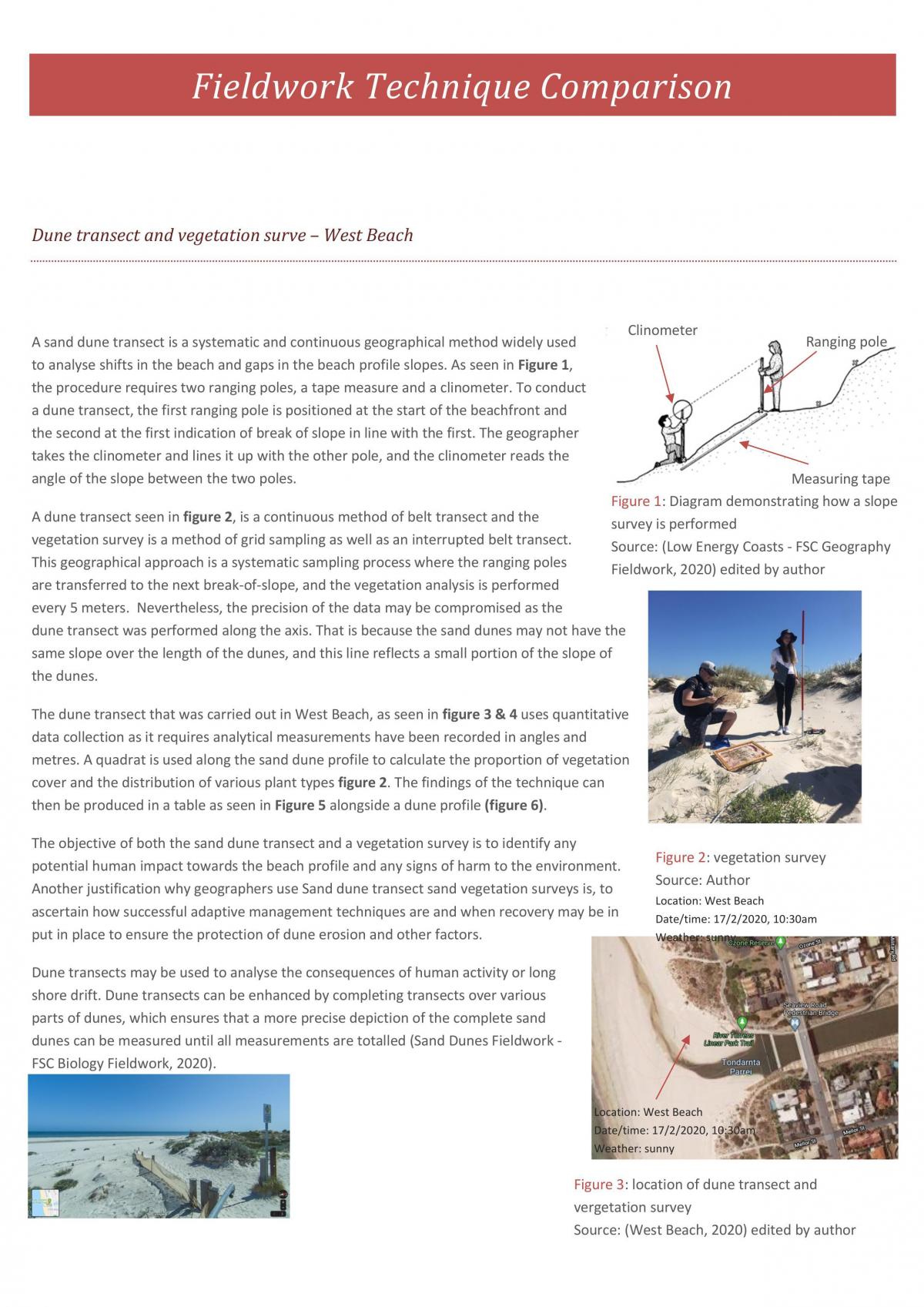 Fieldwork Technique Comparison - Page 1