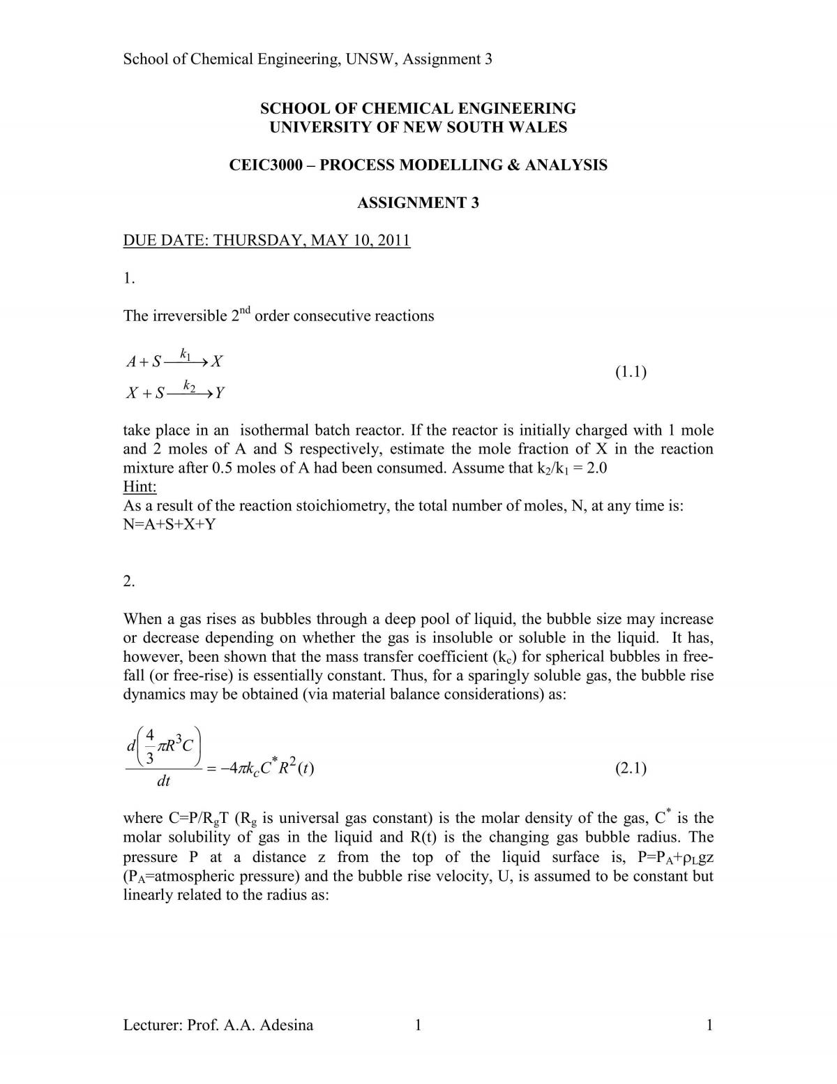 Assignment 3 Year 2011 - Page 1